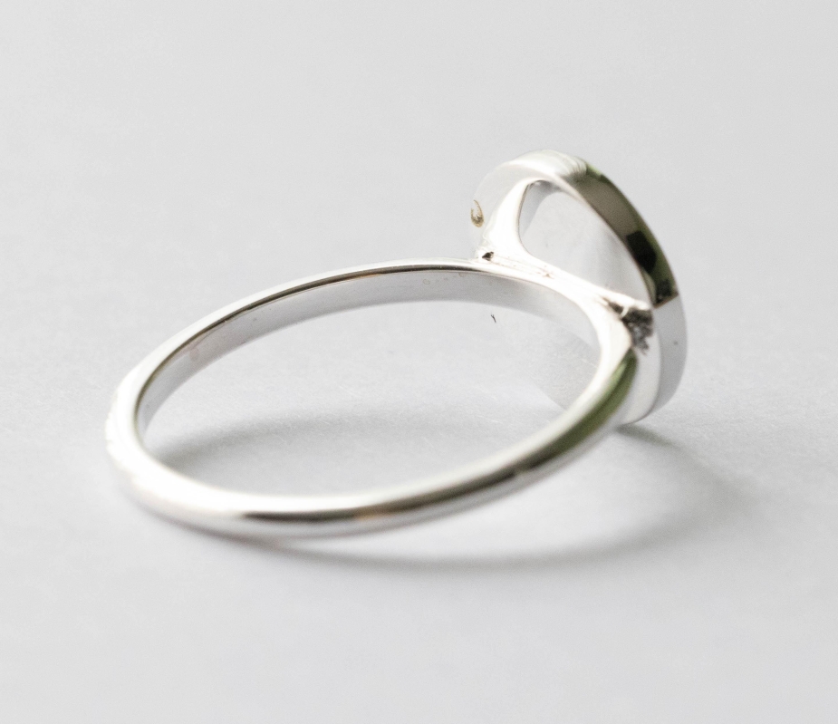 925 Sterling Silver Shadow Box Skull Ring - Image 5