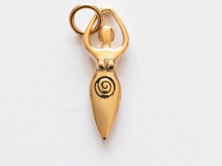 Bronze Fertility Goddess Charm