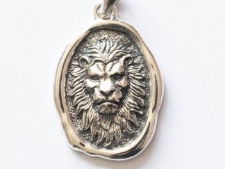 925 Sterling Silver Lion Pendant