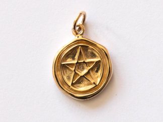 Bronze Pentagram Wax Seal Charm