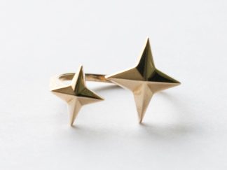 Bronze North Star Adjustable Ring