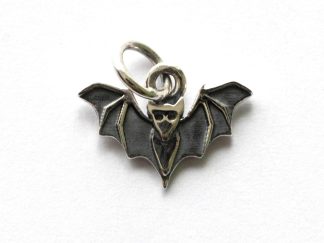 925 Sterling Silver Mini Bat Charm