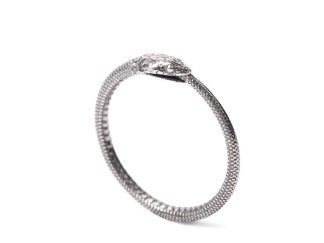 925 Sterling Silver Ouroboros Snake Ring