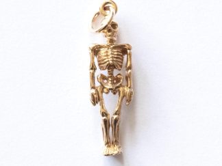 Bronze 3D Skeleton Charm