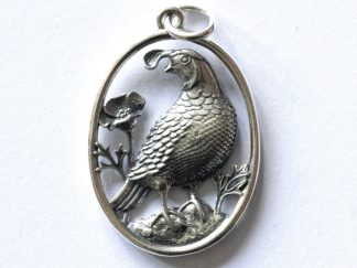 925 Sterling Silver Quail Charm