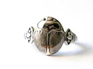 925 Sterling Silver Scarab Ring