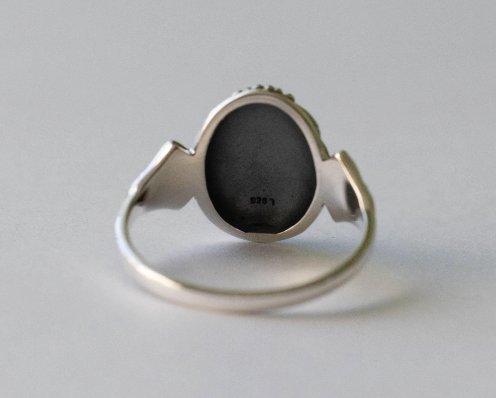 925 Sterling Silver Scarab Ring - Image 3